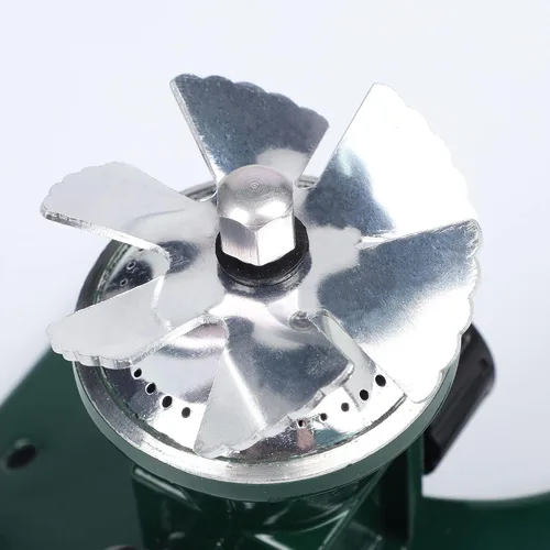 Miniatura 7 de Biswing Paquete de 2 aspersores de césped, rociadores cuadrados de metal resistente, riego de área grande de 360 grados, rociadores de agua