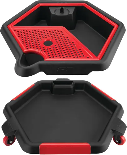Miniatura 4 de Performance Tool W4074 Bandeja de drenaje y caché de herramientas 2 en 1 - Recoge convenientemente aceite y organiza herramientas para reparaciones