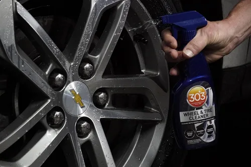 Miniatura 7 de 303 Products Limpiador de ruedas y neumáticos, limpia tanto ruedas como neumáticos de manera eficaz, resistente al polvo de los frenos, elimina