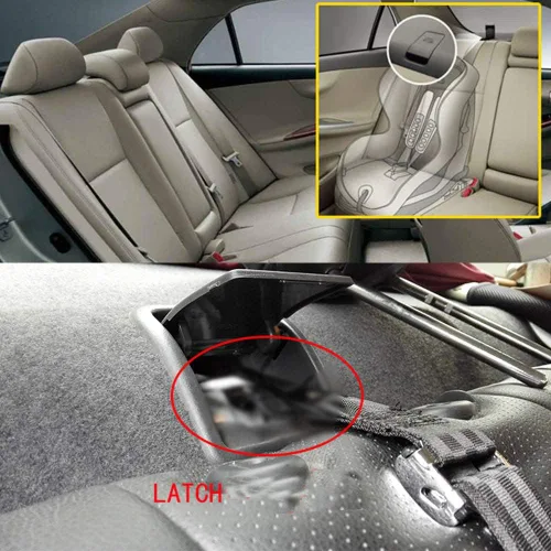 Miniatura 4 de Correa de interfaz general para asientos de pasajeros de coche, con el conector de la correa del asiento del coche, paquete de 1