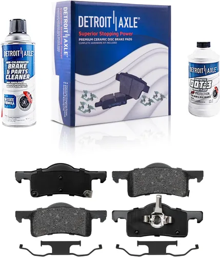 Miniatura 91 de Detroit Axle - Kit de freno delantero para Dodge Ram 1500 Durango Dakota Chrysler Aspen Dakota Driver Side Disco Freno Pinza de freno de cerámica
