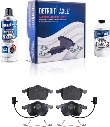 Miniatura 72 de Detroit Axle - Pastillas de Freno Delantero para Nissan Altima Maxima Sentra 350Z Cube Juke Versa INFINITI G20 G35 I30 I35 Suzuki SX4, Pastillas
