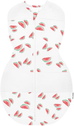 Miniatura 14 de Happiest Baby Sleepea - Manta de 5 segundos, 100 % algodón orgánico, diseñada por médicos que promueve el desarrollo saludable de la cadera, paquete