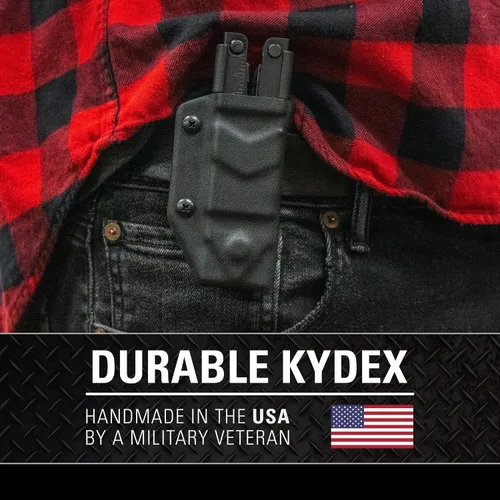 Miniatura 3 de Clip & Carry Kydex Funda para Multiherramienta Gerber MP600 ~Compatible con modelos de punta romo y punta aguja~ Fabricado en EE. UU.