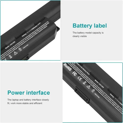 Miniatura 4 de Fancy Buying A32-K55 - Batería para portátil ASUS A33-K55 A41-K55 A45 A55 A75 F45 F55 F75 K45 K55 K75 R400 R403 R500 R503 R700 R704 U. 57 x 4 38 ES