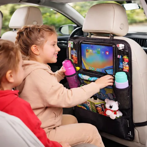 Miniatura 4 de Helteko Organizador de Asiento de Automóvil, Versión Ultra Organizadores de Asiento Trasero para Niños y Almacenamiento, Protector de Asiento