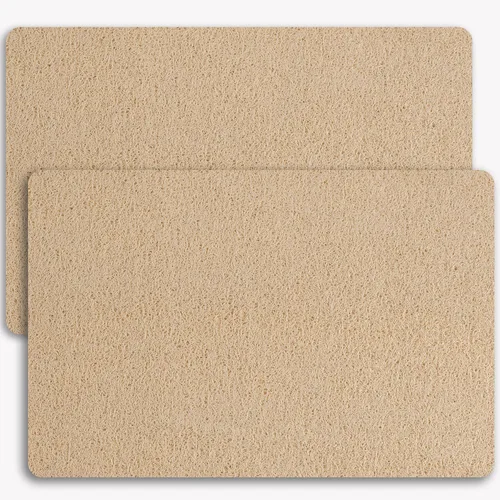 Miniatura 50 de Hargiis - Tapete antideslizante de secado rápido para bañera, piso, baño, ducha, cocina, hogar, hotel (color blanco, 24 x 24 pulgadas)