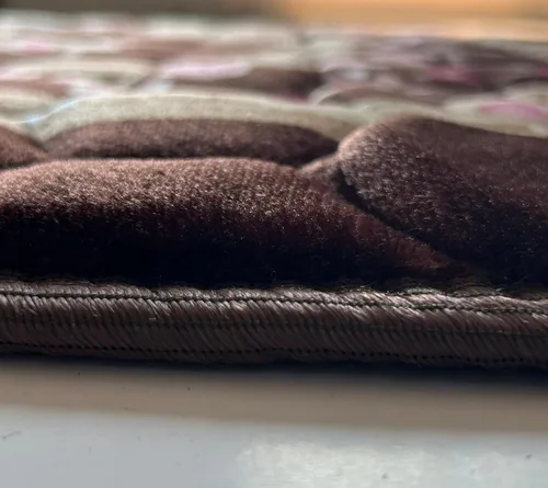 Miniatura 2 de Tapete de oración musulmana, islámico, acolchado grueso, tapete de oración para hombres y mujeres, con cuentas de oración del Islam, para viajes
