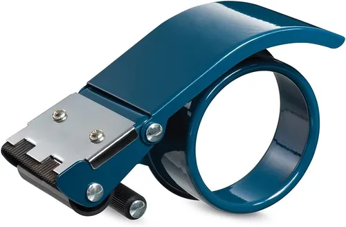 Miniatura 2 de WOD Excell ET-266 Dispensador de cinta de fleje de filamento de marco de metal resistente, se adapta a 2 pulgadas de ancho, azul