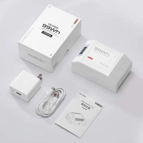 Miniatura 2 de VILTROX V Mount Battery BP-V99 6700mAh 99Wh 14.8V V-Lock Batería para monitor de cámara Transmisor de imagen inalámbrico Luz de llenado Teléfono