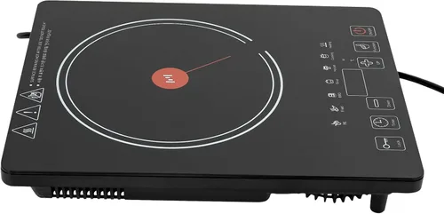 Miniatura 6 de Estufa eléctrica de cocina, estufa eléctrica de cerámica de 1800 W, estufa eléctrica, quemador superior, control táctil LED, portátil, quemador