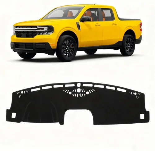 Miniatura 30 de KUST Cubierta negra para tablero de Toyota RAV4 2013-2018 para conducción con mano izquierda, antideslizante, cubierta de tablero de consola