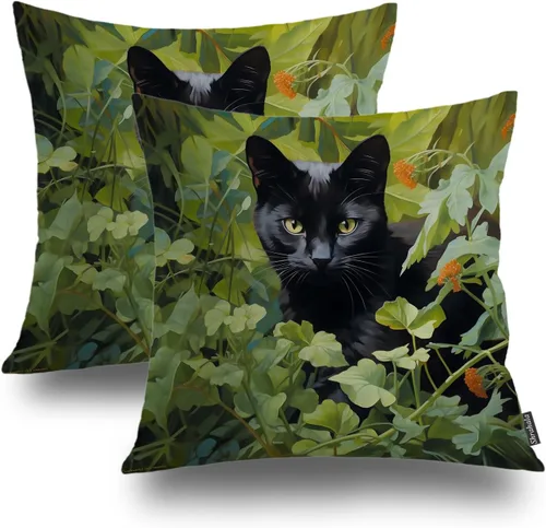 Miniatura 14 de Shrahala Abstract Art Modern Aesthetic Decorative Pillow Covers, Fluid Forms Minimalist Throw Pillow Cover Blended Hidden Zipper Cushion Cases for