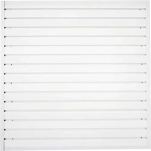 Miniatura 12 de Slatwall Panel organizador de garaje resistente montado en la pared, paneles de listones de PVC, sistema de almacenamiento para el hogar, Gris