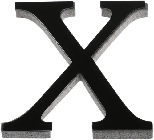 Miniatura 26 de Pegatinas de pared para pared, calcomanías para el hogar, 26 letras 3D, calcomanías de arte acrílico, decoración del hogar Y