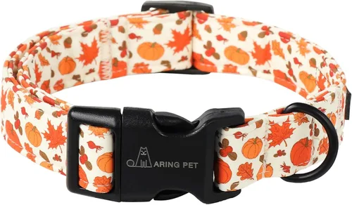 Miniatura 34 de Aring Pet Collar navideño para perro, lindo, ajustable, de algodón, para cachorros, perros pequeños, medianos y grandes, con copos de nieve, rojo Z