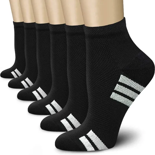 Miniatura 23 de CHARMKING Calcetines de compresión para mujeres y hombres, circulación de 15 a 20 mmHg, lo mejor para atletismo, correr, ciclismo, enfermera, uso