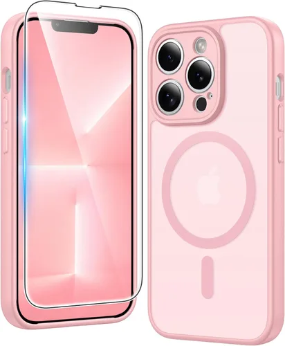 Miniatura 1646 de FNTCASE Funda para iPhone 13 Pro-Max: Fundas magnéticas transparentes compatibles con Magsafe Slim anti amarillamiento protección contra caídas