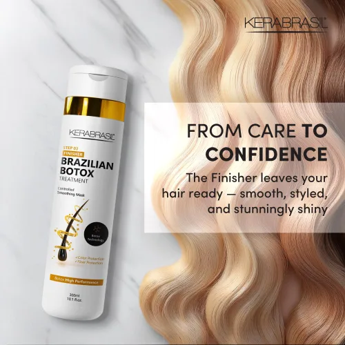 Miniatura 3 de Brazilian Botox Keratin STEP 03 - Reparación profunda y fortalecimiento para cabello dañado, encrespado, tratado químicamente Cerraduras suaves