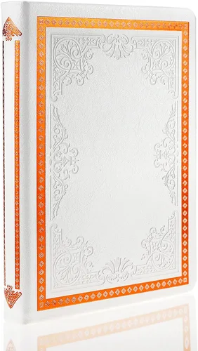 Miniatura 11 de Mazeran Diario vintage, tapa dura de piel sintética, cuaderno de escritura retro en relieve, agenda personal con forro universitario, 5.5 x 7.7