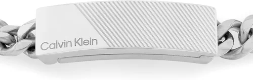 Miniatura 2 de Calvin Klein Men's Sophisticated Stainless Steel Chain Bracelet with Logo ID Tag