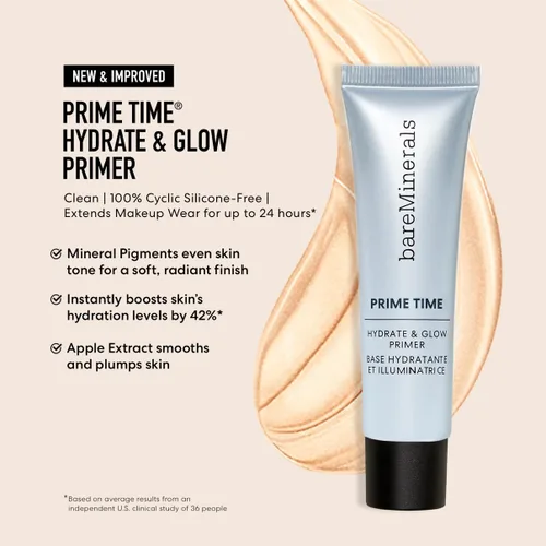 Miniatura 2 de bareMinerals Original Primer Facial de Gel Minimizador de Poros, Extiende la Duración del Maquillaje, Minimiza la Apariencia de los Poros, Difumina