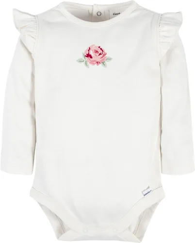 Miniatura 4 de Gerber Conjunto de body de manga larga de 3 piezas para bebé pantalones y diadema