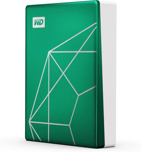 WD Disco Duro Portátil My Passport Ultra de 6TB HDD, Disco de 20º Aniversario Emerald Drive, USB-C, con Software de Respaldo y Protección con