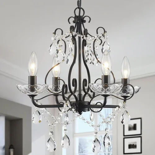 Miniatura 21 de WUZUPS Apliques de pared de 3 luces para dormitorio, sala de estar, baño, base E12, dorado