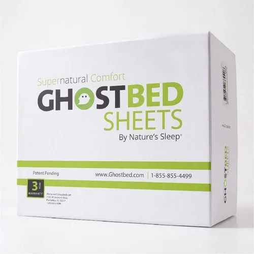 Miniatura 7 de GhostBed Queen Cooling - Juego de sábanas de lujo de algodón Supima y Tencel, resistente a las arrugas, con bolsillos profundos, 4 piezas