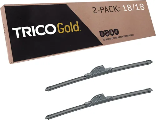 Miniatura 34 de TRICO Gold 21" + 19" Juego de 2 limpiaparabrisas de repuesto automotriz de primera calidad, limpiaparabrisas de haz para lado del pasajero