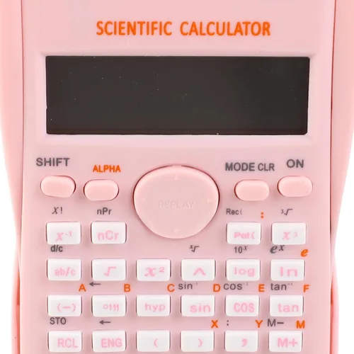 Miniatura 9 de Calculadora científica, calculadora de oficina de 12 dígitos y 240 funciones, calculadora multifunción para estudiantes de pantalla grande con tapa