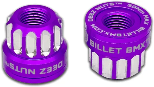 Miniatura 4 de BILLET BMX™ Deez Nuts™ Tuercas de eje de bicicleta de 12 puntos 3/8"-26 tpi (paquete de 2)