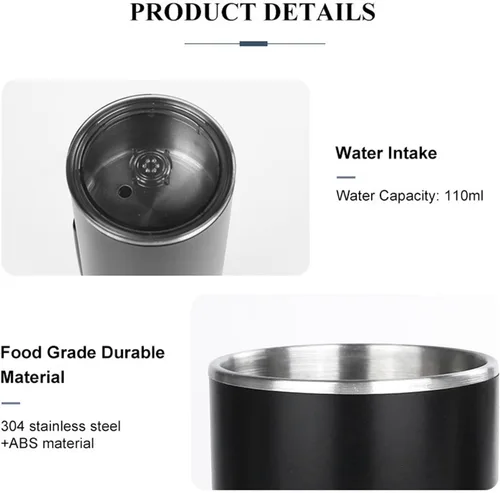 Miniatura 6 de Cafetera eléctrica automática de 800 mAh Cafetera portátil de viaje y campamento Cargador de coche USB C Funciona con café molido y cápsulas