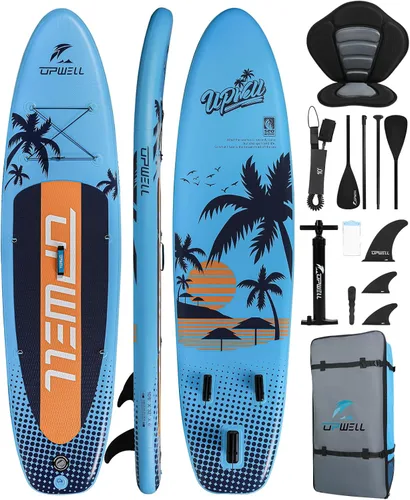 Miniatura 17 de UPWELL Tabla de Paddle Inflable de 10'6"/11'/11'6", Stand Up Paddleboard para Jóvenes y Adultos, Diseño Estable, Accesorios Premium de SUP, Mochila