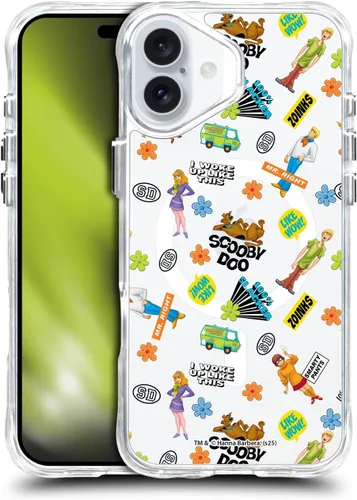 Miniatura 253 de Head Case Designs Funda con licencia oficial de Scooby-Doo Capture Character Art a prueba de golpes [protección de grado militar] compatible
