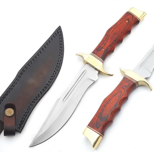 Miniatura 38 de Cuchillos de Damasco Hechos a Mano Personalizados de Acero de Damasco Cuchillo de Caza para Desollar, Camping, Exterior - Cuchillos de Caza de Hoja