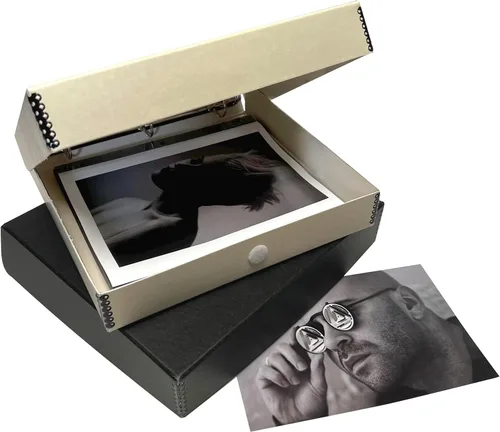 Miniatura 6 de Lineco, Archival - Caja de álbum de conservación de 3 anillas, 12.25 x 11.25 x 2 pulgadas, diseño único para almacenar, conservar, organizar fotos
