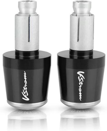 Miniatura 8 de Para Suzuki V-Strom 650/DL650 250/DL250 V-Strom 650 DL1000/V-STROM motocicleta 7/8 pulgadas 0.866 in manillar mano agarraderas tapa de extremo