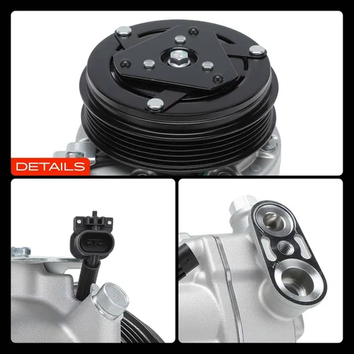 Miniatura 9 de A-Premium Compresor de aire acondicionado de CA con embrague compatible con Chevrolet Malibu 1.5L 2016-2022