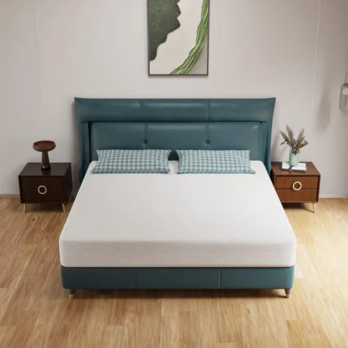 Miniatura 3 de PayLessHere Colchón de espuma viscoelástica de té verde de 10 pulgadas, certificado CertiPUR-US, funda suave extraíble, sin fibra de vidrio