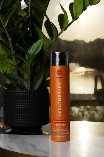 Miniatura 2 de KERATHERAPY Champú protector de color con infusión de queratina, 10.1 onzas líquidas, 10.1 fl oz – Champú protector de color sin gluten para cabello