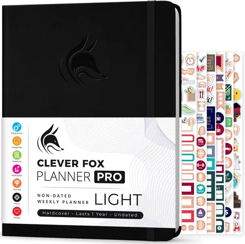 Miniatura 29 de Clever Fox Planner PRO – Planificador de vida semanal y mensual para aumentar la productividad, el manejo del tiempo y alcanzar tus objetivos, 8.5 x