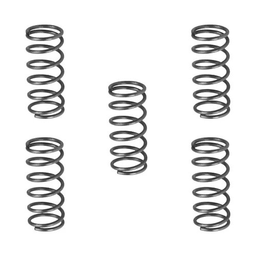 Miniatura 25 de MroMax 20Pcs Compressed Spring, 0.04" Wire Dia, 0.31" OD, 1.57" Free Length, Gray Black Spring Steel Extended Coil Compression Spring