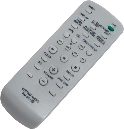 RMSC1 RM-SC1 Reemplazo Remoto Compatible con Sony Mini Hi Fi System MHC-GX250 MHC-GX450 CMT-NE3