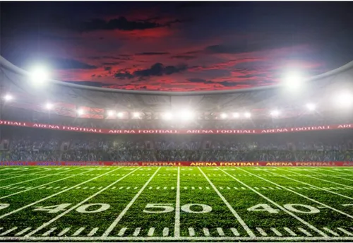Telón de fondo de campo de fútbol de 5 x 4 pies para fotografía, campo de fútbol americano, competición deportiva, auditorio, campo de fútbol,