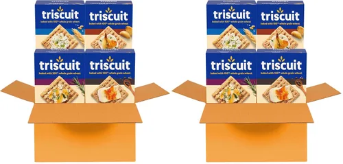Miniatura 18 de TRISCUIT Galletas de grano entero 4 paquetes con 4 variedades de sabores surtidos