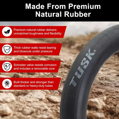 Miniatura 4 de Tusk Tubos de goma natural para motocicleta Servicio severo de 0.118 in