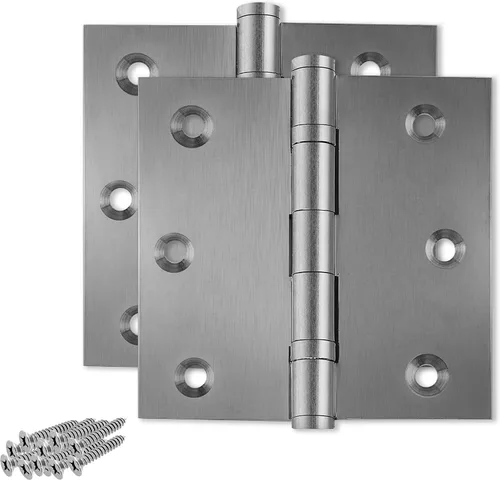 Miniatura 22 de Solid Brass Door Hinge Heavy Duty Ball Bearing 3.5 x 3.5 Inch - Set of 2 Hinges (Antique Brass)