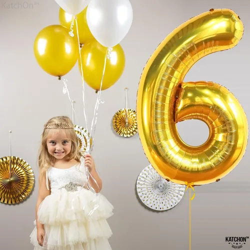 Miniatura 1126 de KatchOn, Globo grande azul número 2 de 40 pulgadas Decoraciones de cumpleaños de Baby Shark para niño de 2 años Globo azul número 2 Globo